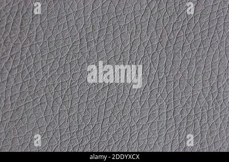 Leather gray background. background with artificial gray leather. Gray texture Stock Photo