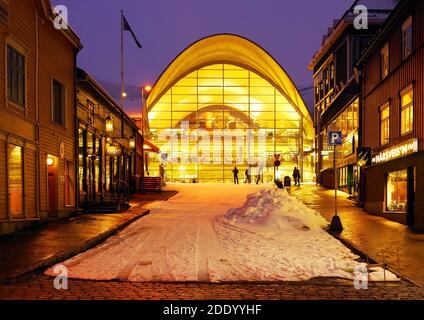 Tromso in Norway, Europe. Tromso is considered the northernmost city in the world Stock Photo