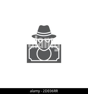 fraud color, line, outline vector sign, linear style pictogram isolated on white. Symbol, logo illustration Stock Vector