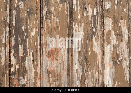 Old rustic wooden planks background or texture Stock Photo