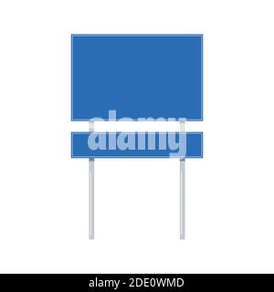 Road signs vector icon isolated on white background. Stock Vector
