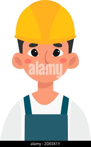 Isolated engineer man labour day icon- Vector Stock Vector