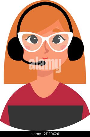 Isolated secretary woman labour day icon- Vector Stock Vector