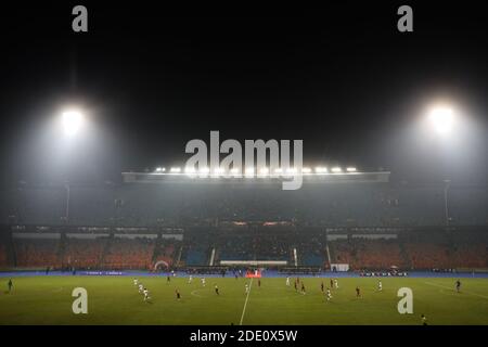 Cairo, Egypt. 27th Nov, 2020. A general view during the African Champions League Final soccer match between Zamalek and Al Ahly at Cairo International Stadium. Credit: Omar Zoheiry/dpa/Alamy Live News Stock Photo