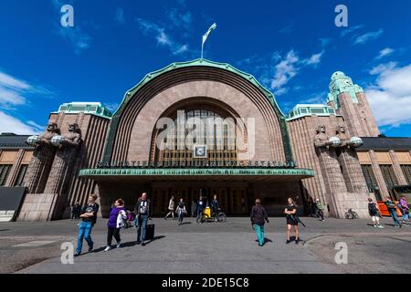 Railway Station, Helsinki, Finland, Europe