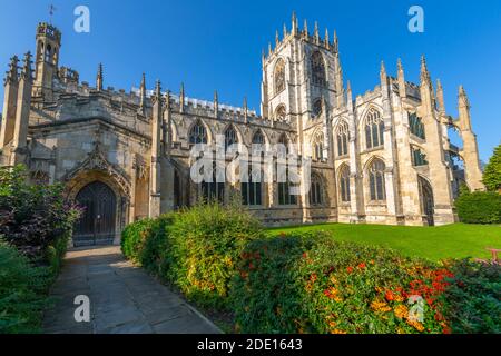 View of St. Marys Church on a sunny day, Beverley, North Humberside, East Yorkshire, England, United Kingdom, Europe Stock Photo