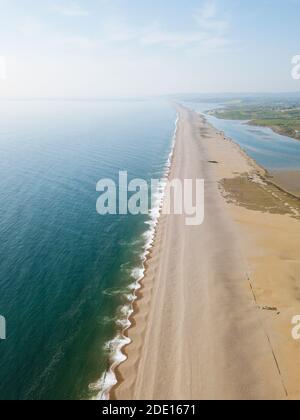 Chesil Beach, Jurassic Coast, UNESCO World Heritage Site, Dorset, England, United Kingdom, Europe Stock Photo