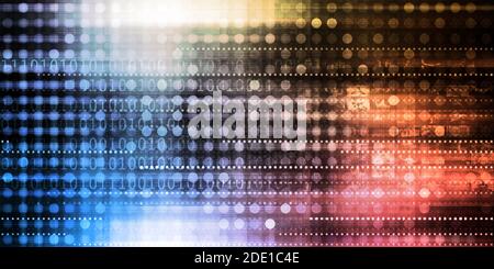Network Security And Data Information Protection Art Stock Photo