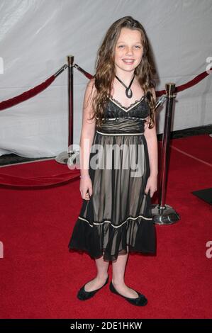 Stefania Owen arrives at 'The Lovely Bones' Los Angeles Premiere at Grauman's Chinese Theater in Hollywood, Ca. on 11, 7, 2009 Stock Photo