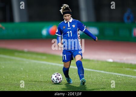 Claudia Chiper of Moldova during the UEFA Women&#039;s Euro 2022, Qualifying Group D football match between Spain and Moldova o / LM Stock Photo