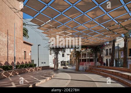 Francisco Tarrega Municipal Theater in Benicasim, Castellon de la Plana, Valencian Community, Spain, Europe Stock Photo