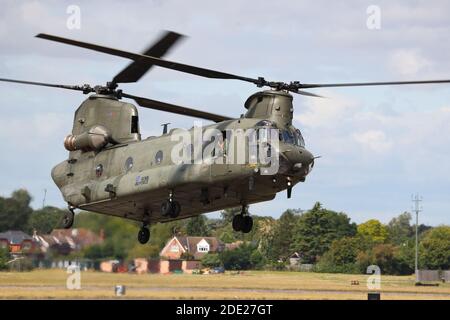 Boeing CH-47 Chinook at RAF Benson, UK Stock Photo