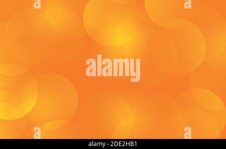 Yellow abstract blurred background with bokeh effect - illustration ...