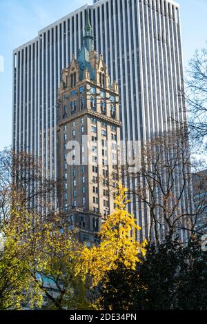 Sherry-Netherland Hotel  and The General Motors Building on Fifth Avenue, NYC Stock Photo