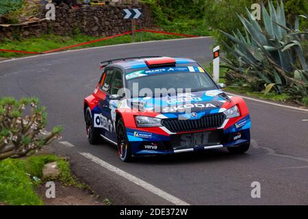 Rally Islas Canarias 2020 Stock Photo