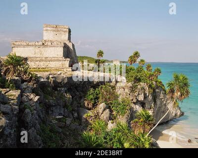 Mexique Site Archeologique Et Plages De Tulum Stock Photo Alamy