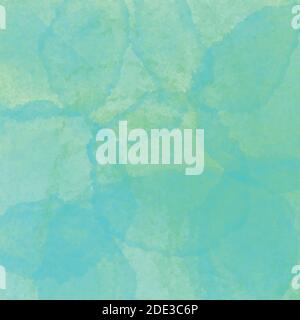 Handdrawn watercolor vector. Abstract watercolor green color. Stock Vector
