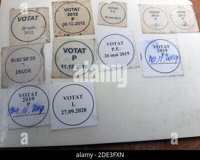 Romanian Id Card Back Side