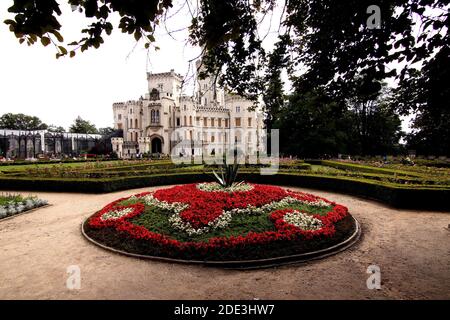 state chateau Hluboká nad Vltavou Stock Photo