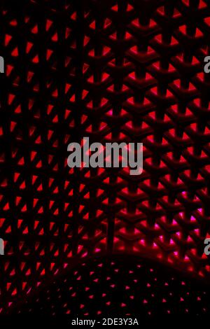 Multidimensional interwoven background pattern in purple Stock Photo - Alamy