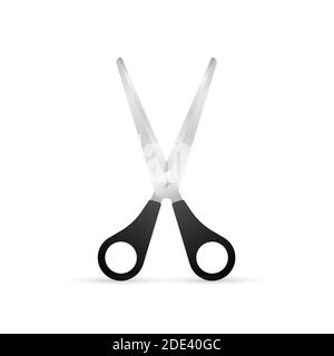 Isolated scissors symbol clipart. Flat design. Vector stock illustration. Stock Vector