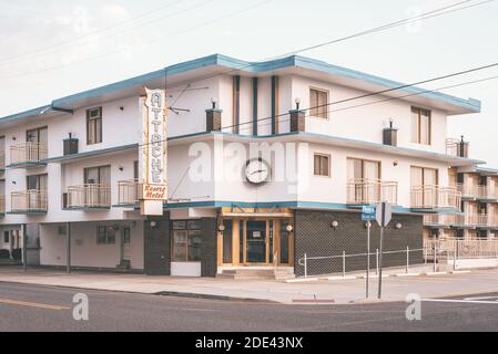 Attaché Motel, in Wildwood, New Jersey Stock Photo