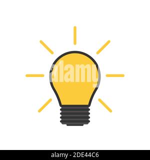 light bulb. lamp, incandescent bulb. Vector stock illustration. Stock Vector