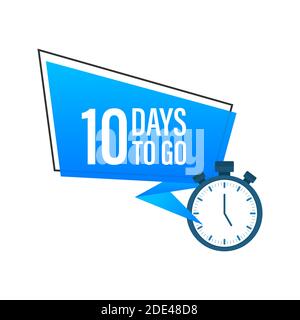 just 10 days left clipart