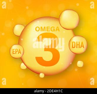 Fish oil, Omega 3. Eicosapentaenoic acid, EPA, docosahexaenoic acid ...