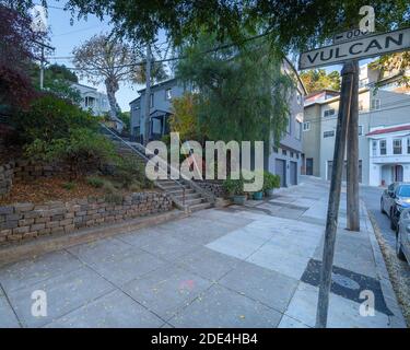 Vulcan Steps, Vulcan Stairway, Walking Bottom to Top Stock Photo