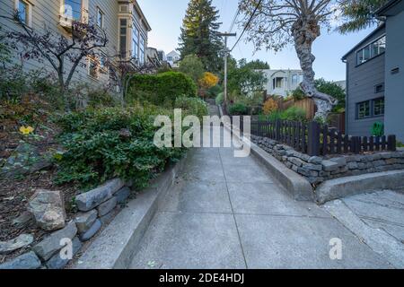 Vulcan Steps, Vulcan Stairway, Walking Bottom to Top Stock Photo