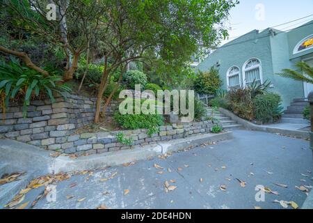 Vulcan Steps, Vulcan Stairway, Walking Bottom to Top Stock Photo