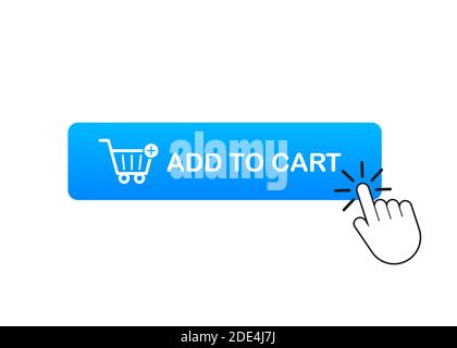 Add to cart icon. Shopping Cart icon. Vector stock illustration Stock Vector