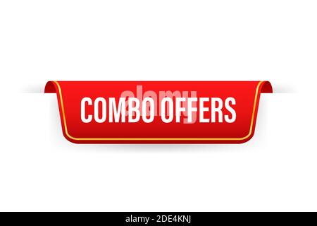 Combo offers banner design on white background. Vector stock illustration  Stock Vector Image & Art - Alamy