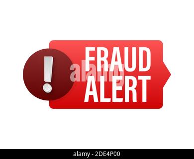 Fraud alert. Security Audit, Virus Scanning, Cleaning, Eliminating Malware, Ransomware. Vector stock illustration. Stock Vector