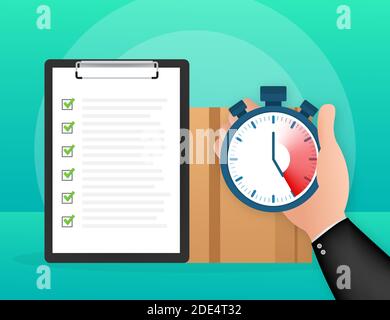 Express delivery icon for apps and website. Delivery concept. Vector illustration Stock Vector