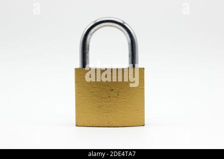 A picture of padlock isolated on white background Stock Photo