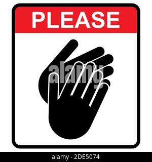 Clean your dirty hand, wash hygiene vector illustration icon, preventation flat symbol isolated on white background . Stock Vector