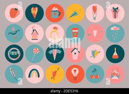 Trendy abstract presentation template with story for marketing design. Digital communication. Social media design concept. Social media network concep Stock Vector