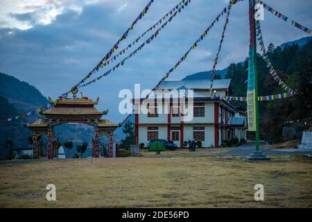 Photo of Monastery of Dirang Arunachal Pradesh, India Stock Photo