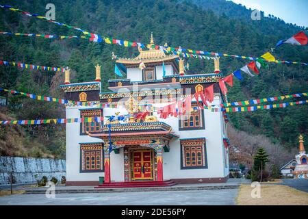 Photo of Monastery of Dirang Arunachal Pradesh, India Stock Photo