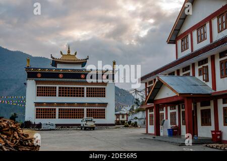 Photo of Monastery of Dirang Arunachal Pradesh, India Stock Photo