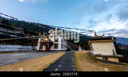 Photo of Monastery of Arunachal Pradesh, Dirang Gompa Stock Photo