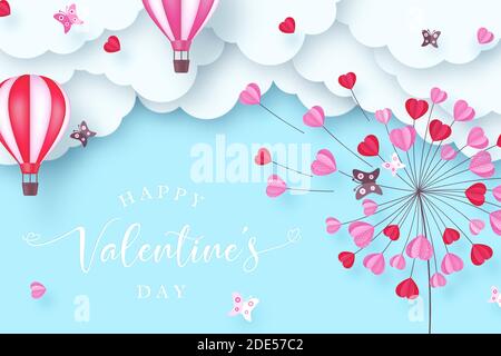 Valentines day background. Stock Vector