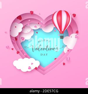 Valentines day abstract background. Stock Vector