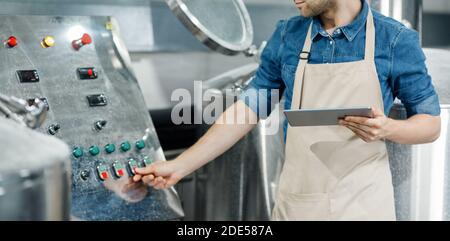 Beer startup, alcohol drink and beverage industry Stock Photo