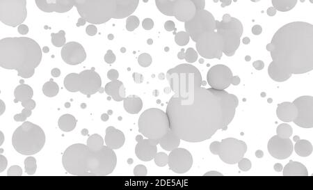 3d grey sphere 3d render Stock Photo