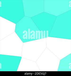 Cyan & White Blocks Material Texture Wallpaper Background Stock Photo