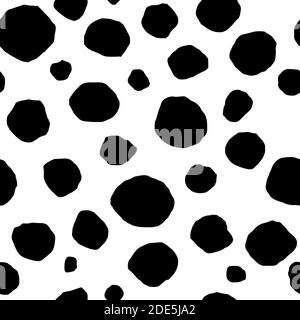 Animal abstract print with spots. Animalistic abstract pattern Stock Vector