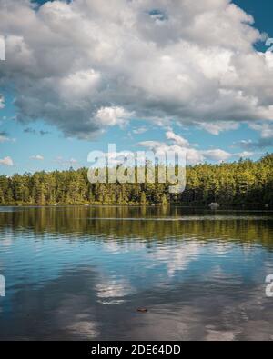Daicey Pond, at Baxter State Park, in Maine Stock Photo